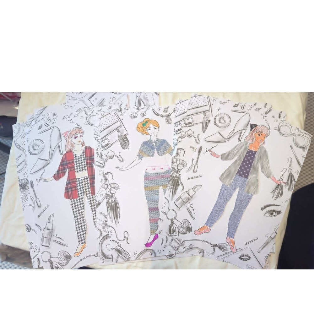 Kahootz Fashion Press by Fashion Plates Paper Fashion Maker Design Kit 2017 used - Picture 9 of 9